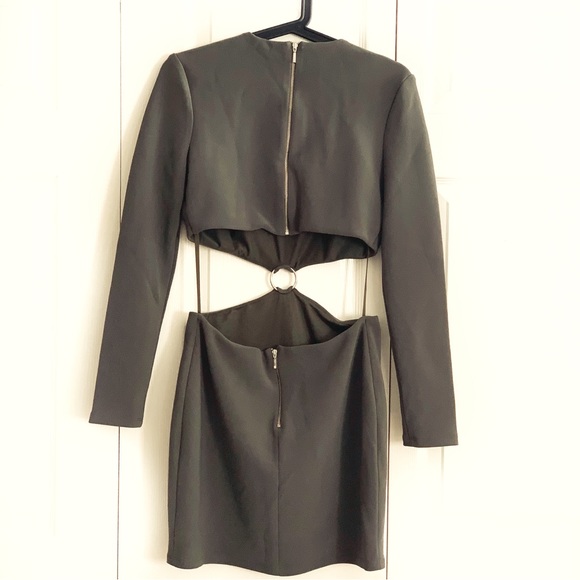 BEC + BRIDGE Montana CUT OUT Olive Dress from Revolve - Picture 7 of 7